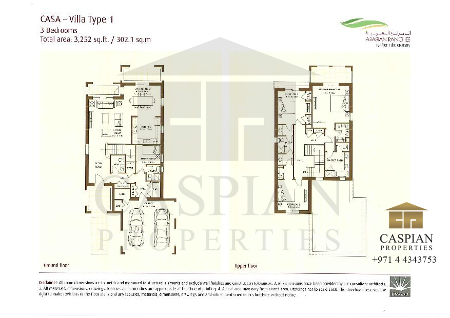 Arabian Ranches Casa Floor Plans