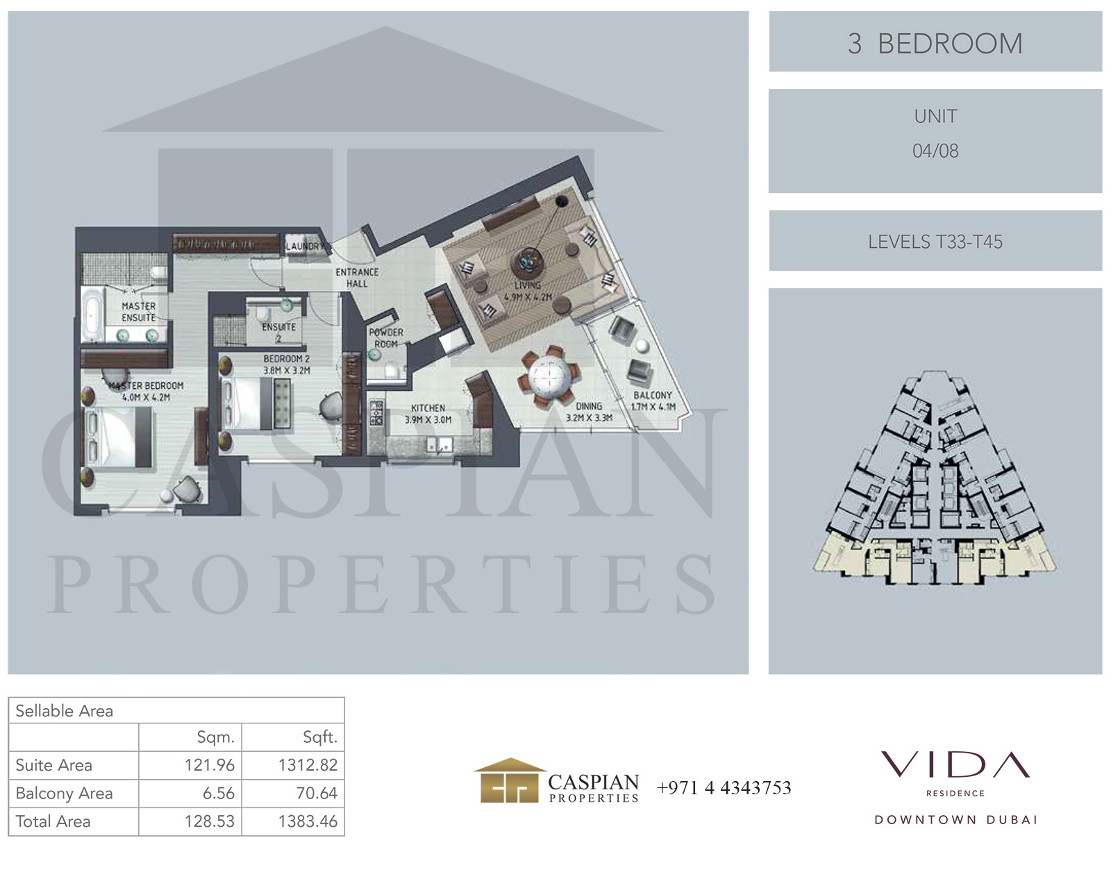Vida Residence Downtown Floor Plans